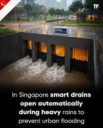 Marina Barrage flood gate