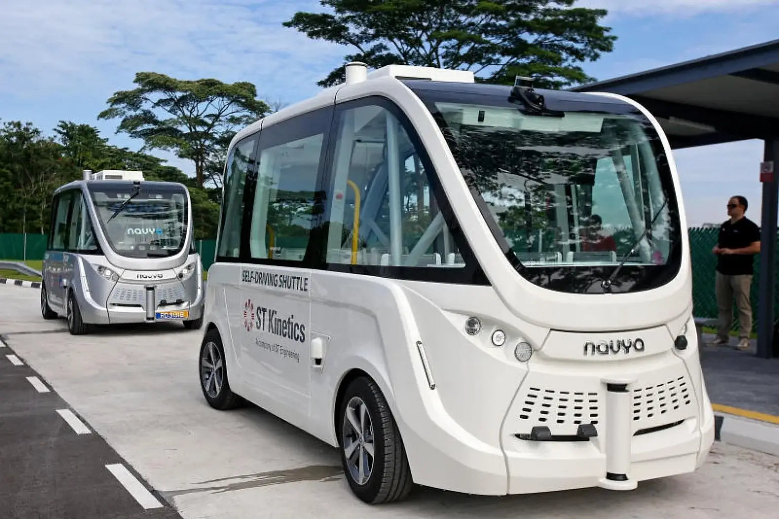Autonomous shuttle Singapore