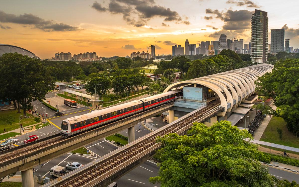 MRT train Singapore